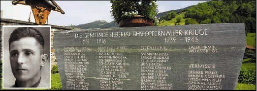 Soll der Name von Josef Vallaster vom Silbertaler Gedenkstein entfernt werden? Soll der Name von Josef Vallaster vom Silbertaler Gedenkstein entfernt werden?