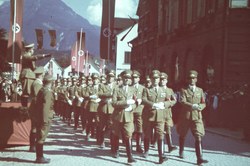 Gauleiter Franz Hofer in Bludenz. (Quelle: Stadtarchiv Bludenz, Sammlung Müller)