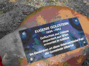 Gedenkstein Eugenie Goldstern